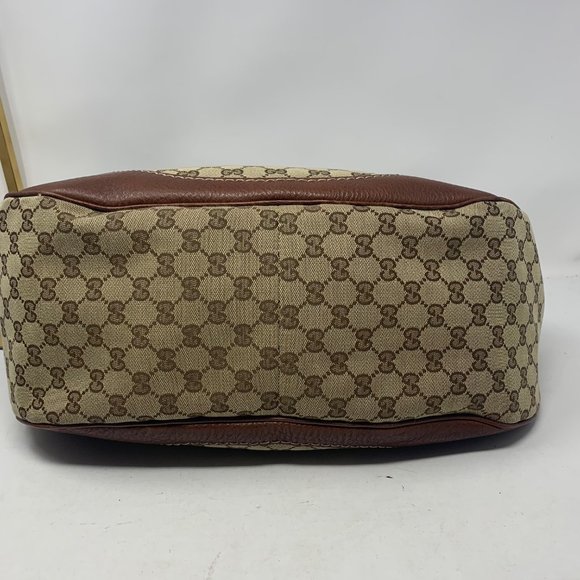 Gucci Charlotte  Brown Leather Hobo Bag - Picture 10 of 13